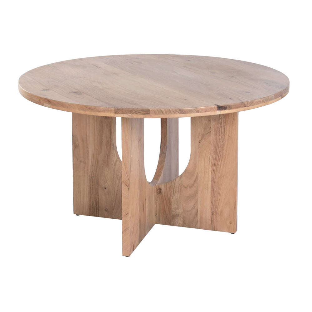 Dining Table Home ESPRIT Acacia 130 x 130 x 76 cm