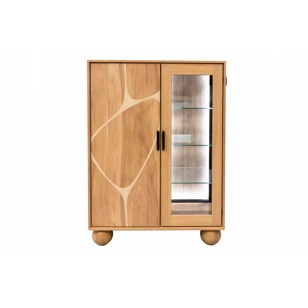 Stand Espositore Home ESPRIT Cristallo Acacia 100 x 40 x 150 cm