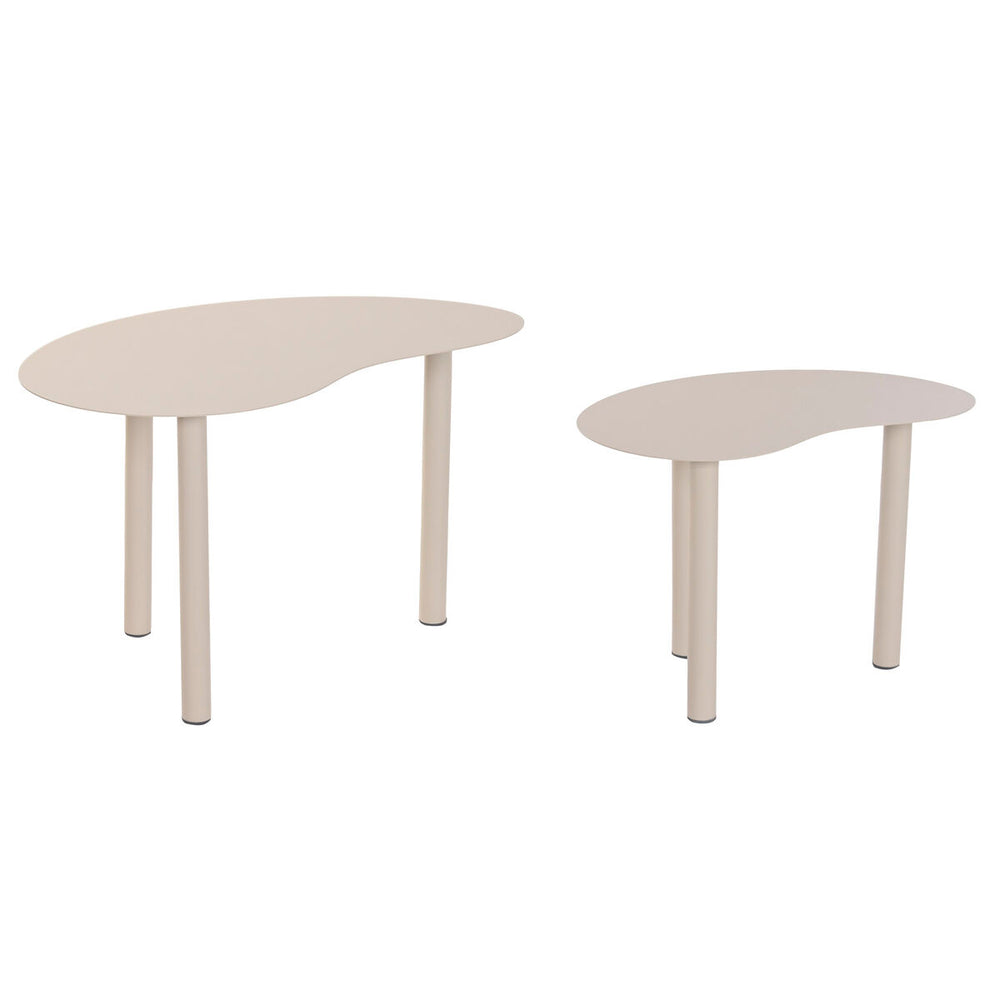 Tavolino da Caffè Home ESPRIT Crema 76 X 42 X 46 CM (2)