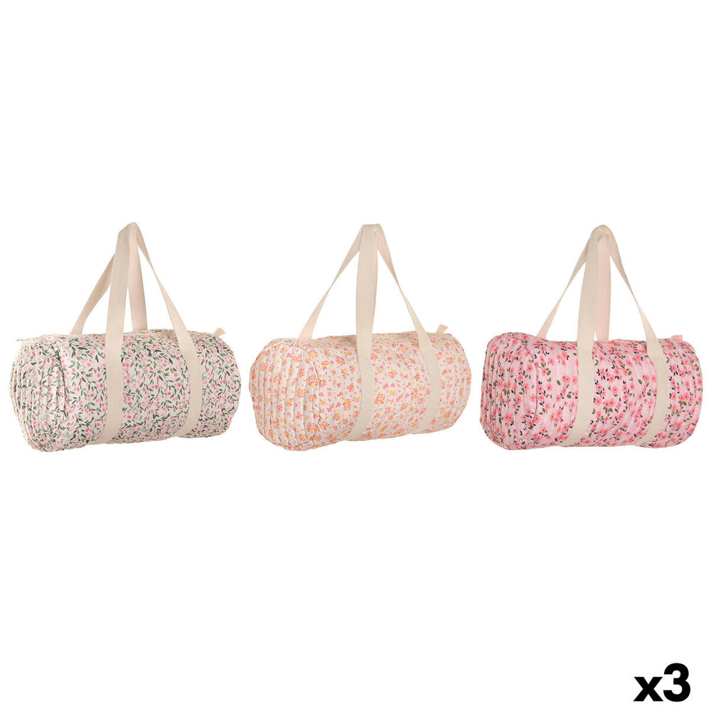 Borsa Donna Home ESPRIT Azzurro Multicolore 50 x 26 x 26 cm (3 Unità)