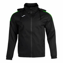 Impermeabile Joma Sport Trivor Nero Verde