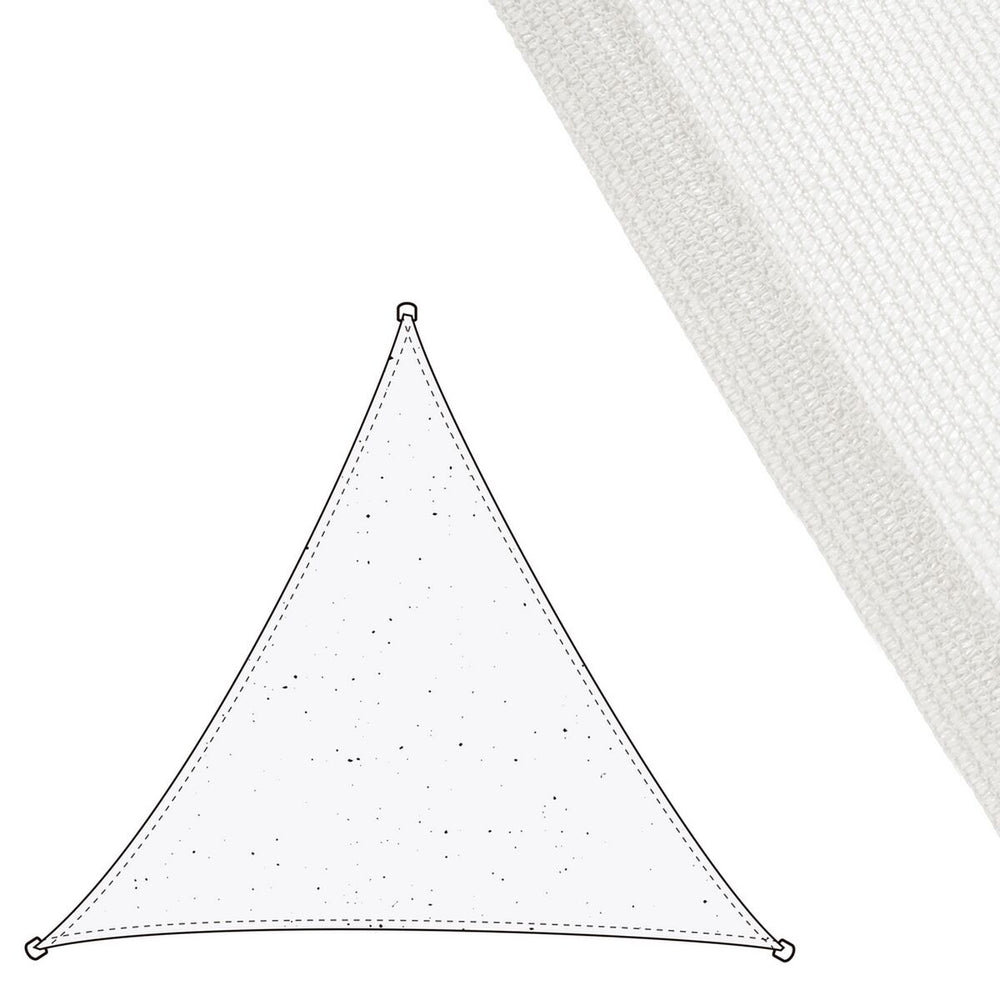Vela parasole Vela sombreo Bianco 3 x 3 m 300 x 300 x 0,5 cm Tenda