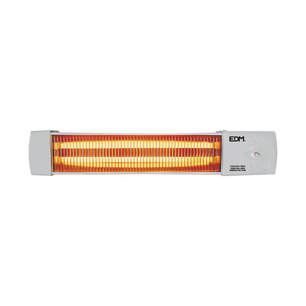 Stufetta al Quarzo EDM 07103 07103 Bianco Grigio 600-1200 W Bagni