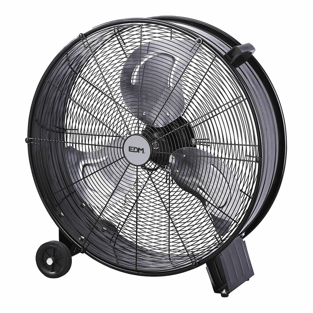Ventilatore da Terra EDM 33525 Nero 180 W Ø 60 cm industriale