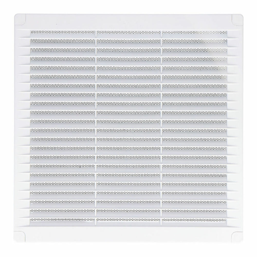 Rejilla de ventilación EDM 87706 Blanco 25 x 25 x 0,7 cm Mosquitera
