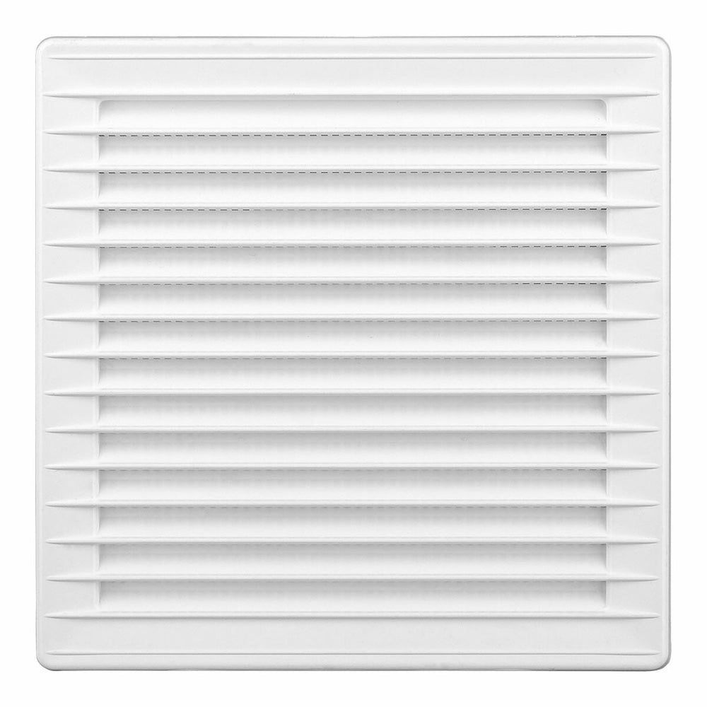 Rejilla de ventilación EDM 87724 Blanco 17 x 17 x 1,15 cm Mosquitera
