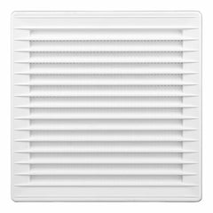 Griglia di ventilazione EDM 87724 Bianco 17 x 17 x 1,15 cm Zanzariera