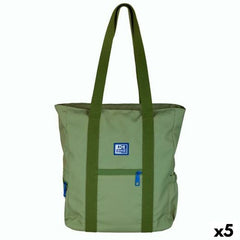 Borsa Oxford B-TRENDY SAFARI Verde 34 x 31 x 12 cm (5 Unità)
