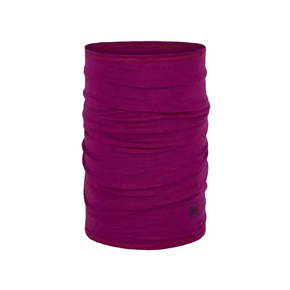 Scaldacollo Buff Merino Lightweight Solid Magenta Marrone