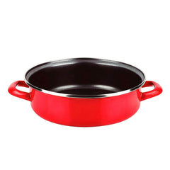 Porta torta Fagor Optimax Rosso Acciaio Smaltato Ø 26 x 8 cm