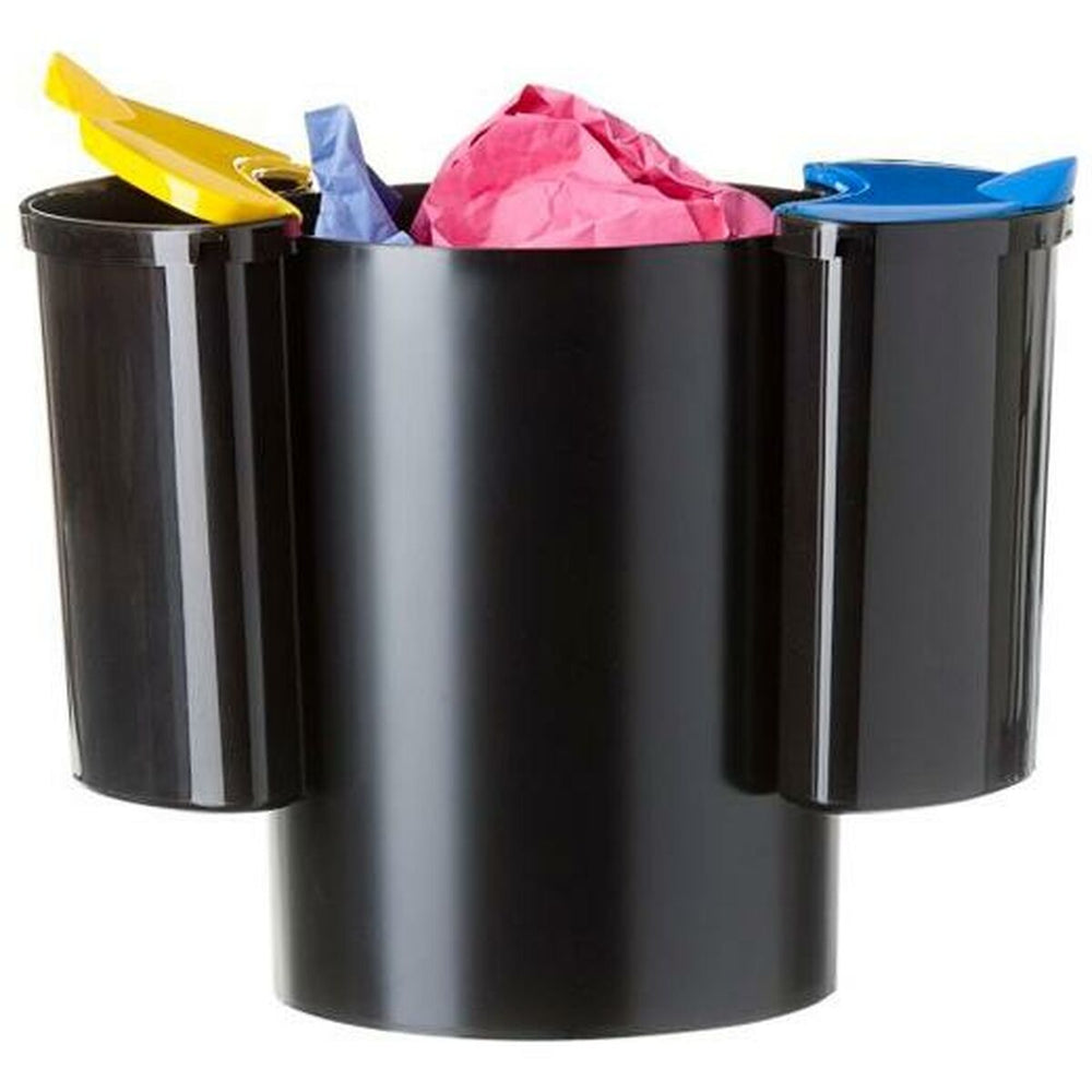 Papelera Archivo 2000 Negro Poliestireno 18 L