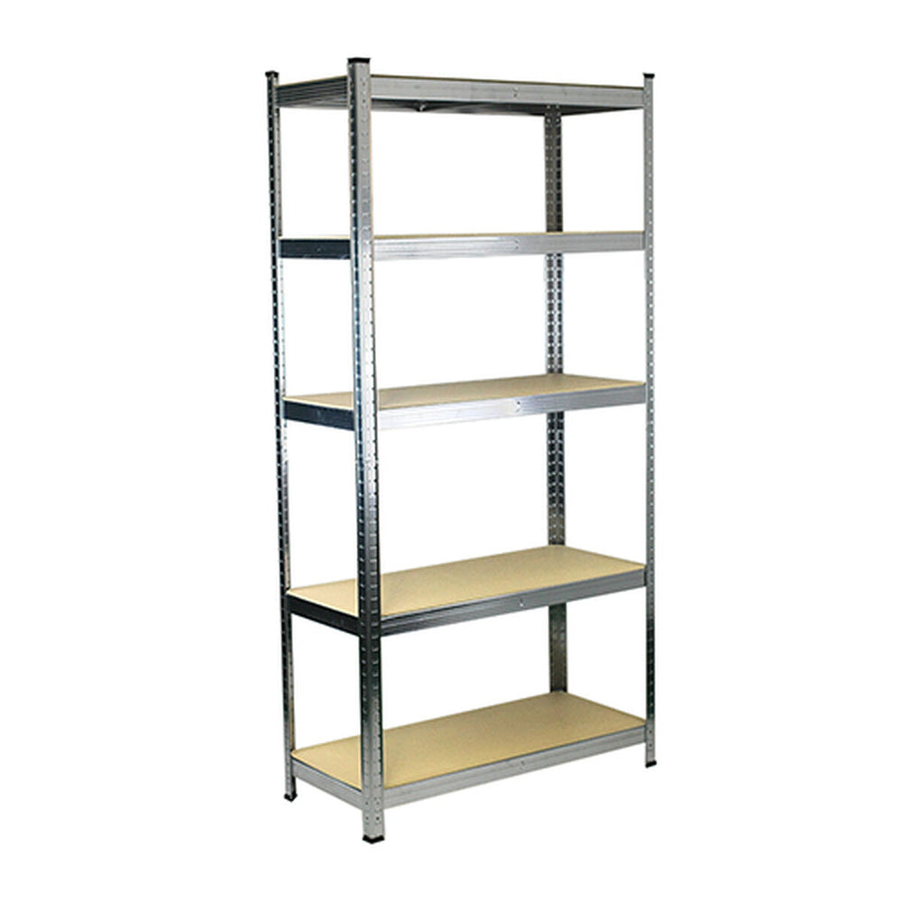 Estantería Ferrestock 875 Kg 90 x 40 x 180 cm Gris Madera Acero Galvanizado Madera MDF 5 Estantes