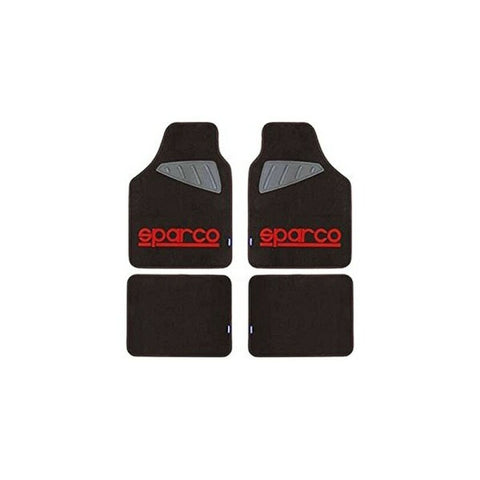 Set di Tappetini per Auto Sparco SPC1903 Universale Nero/Rosso (4 pcs)