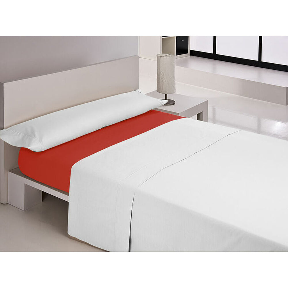 Lenzuolo con angoli aderenti Happy Home MIX COLORS Rosso Singolo 105 x 200 + 30 cm