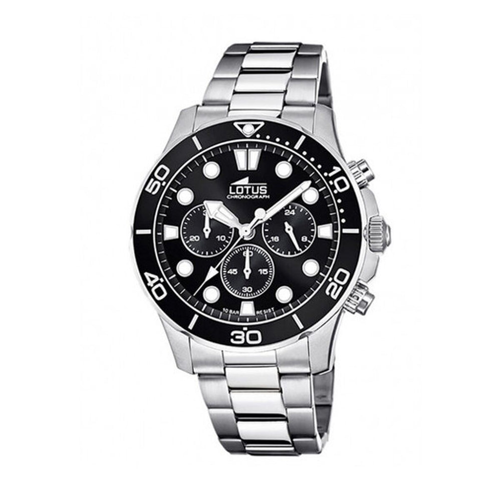 Orologio Uomo Lotus 18756/3 Nero Argentato