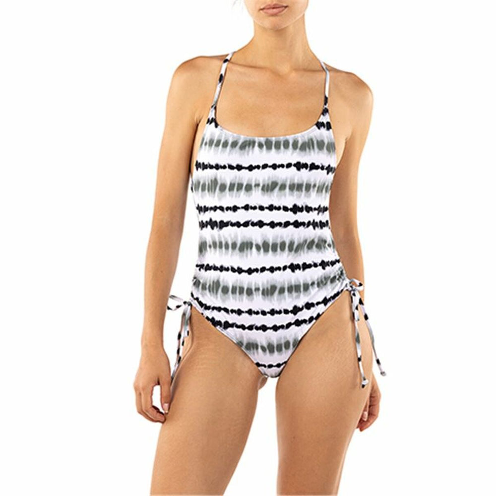 Costume da Bagno Donna Alphaventure Sutare Bianco Nero