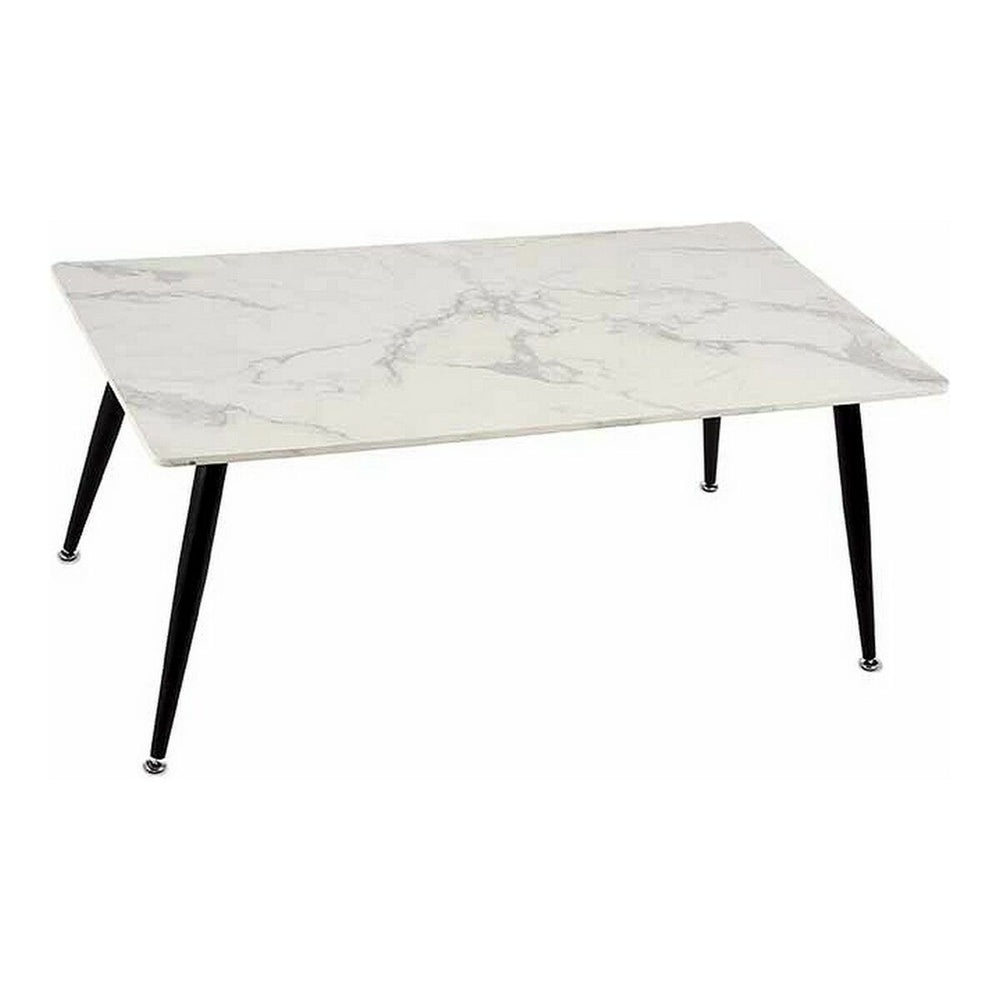 Tavolino da Caffè Gift Decor Bianco Nero 60 x 110 x 45 cm Marmo