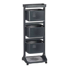 Carrello per Verdure Kinvara TP-749 Antracite polipropilene Plastica 33 x 11,2 x 42,5 cm