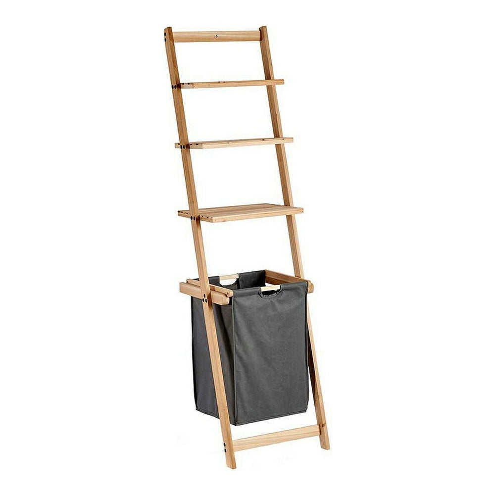 Shelves Kipit Brown Grey Wood Cloth 36 x 151 x 41,5 cm