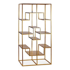 Scaffale Gift Decor BIG-S3605004 Dorato Metallo 45 x 200 x 100 cm