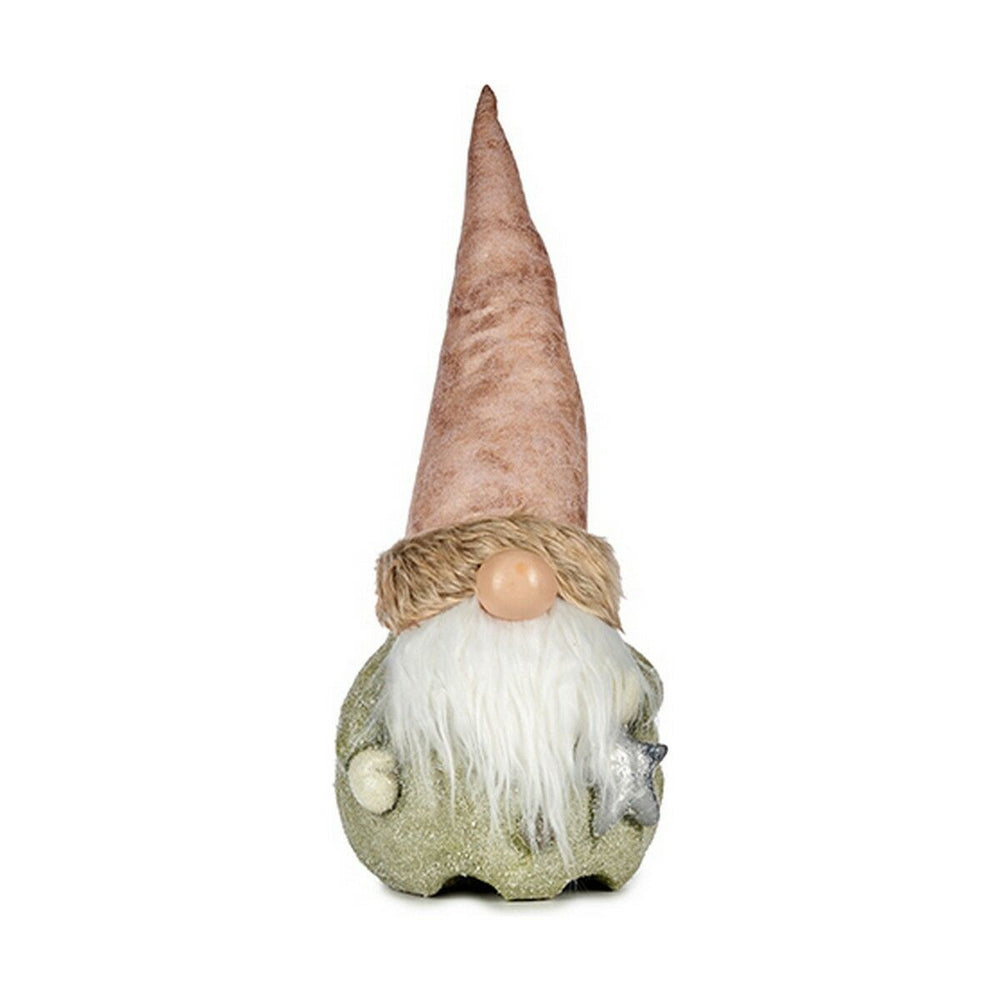 Figura Decorativa Luz Estrella Duende 21 x 55 x 22 cm Gris Rosa Resina