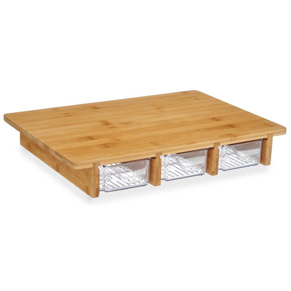 Tagliere Kinvara Marrone Trasparente Naturale 40 x 6 x 28 cm
