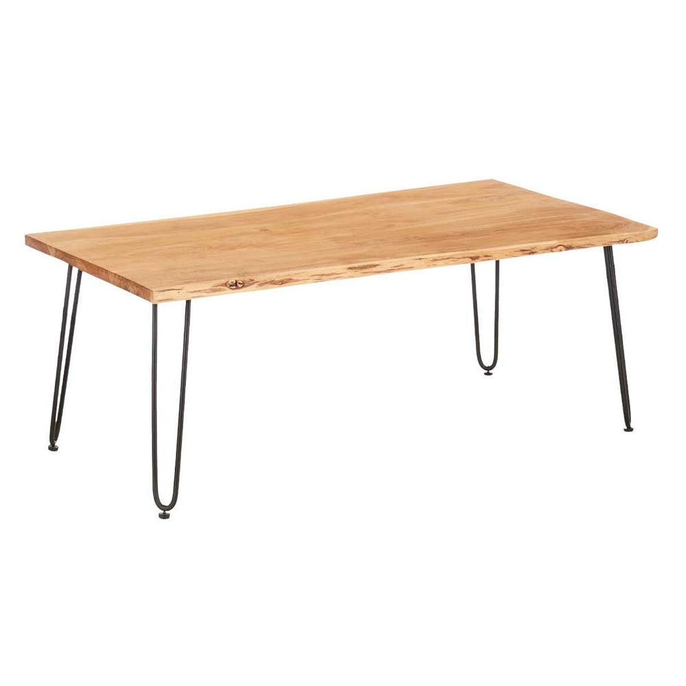 Tavolo aggiuntivo Gift Decor Live Edge Marrone Nero 120 x 60 x 46 cm 120 x 4 x 60 cm