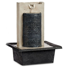 Fonte Gift Decor Nero Grigio Resina Plastica