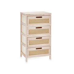 Cassettiera Rattan Naturale 40 x 73 x 29 cm 4 casseti