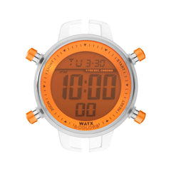 Orologio Unisex Watx & Colors RWA1001  Arancio (Ø 43 mm)