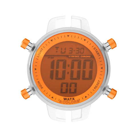 Orologio Unisex Watx & Colors RWA1001  Arancio (Ø 43 mm)