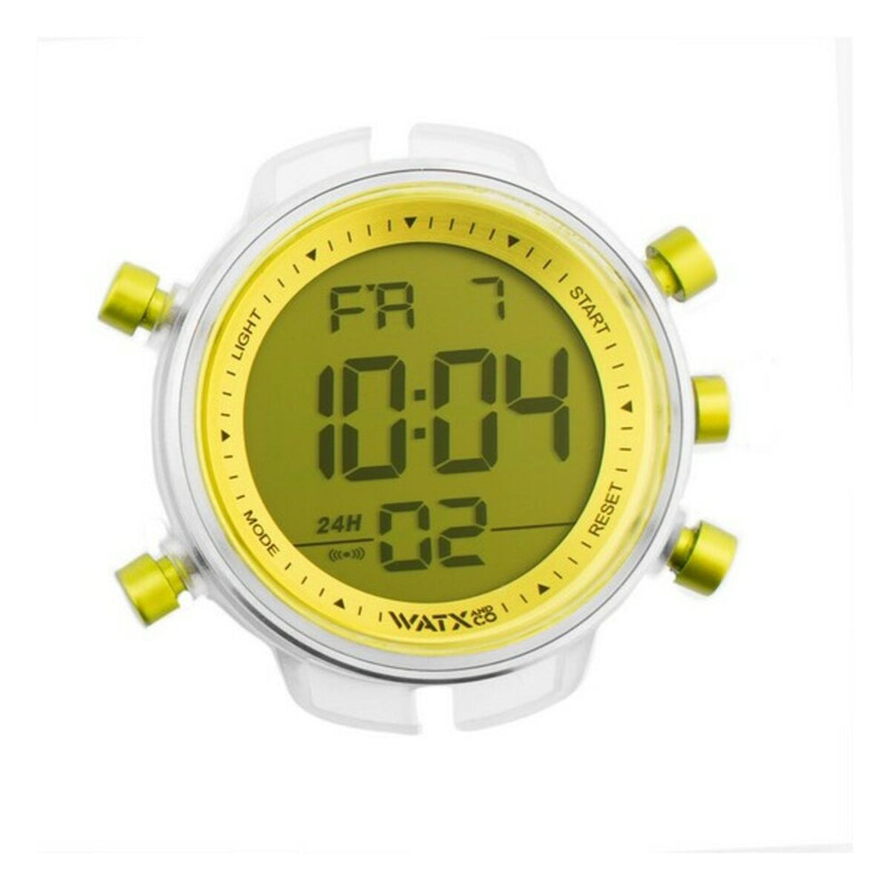 Orologio Unisex Watx & Colors RWA1743 Verde Argentato