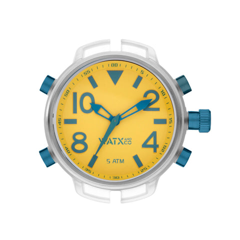 Orologio Unisex Watx & Colors RWA3747  Giallo (Ø 49 mm)