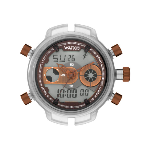 Orologio Unisex Watx & Colors RWA2720 Marrone (Ø 49 mm)