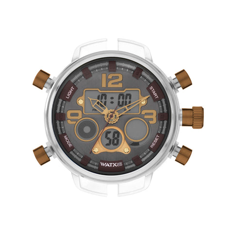 Orologio Unisex Watx & Colors RWA2820 Marrone (Ø 49 mm)