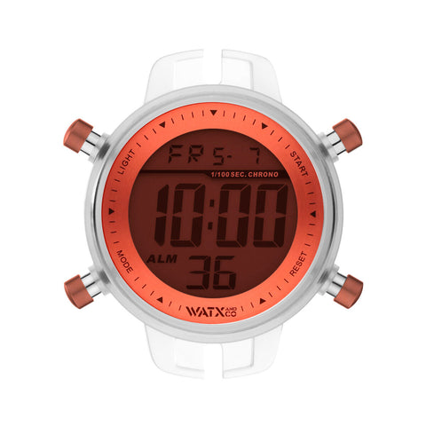 Orologio Unisex Watx & Colors RWA1089 Arancio (Ø 43 mm)