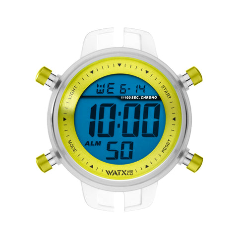 Orologio Unisex Watx & Colors RWA1094 Giallo (Ø 43 mm)