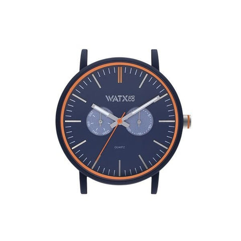 Orologio Unisex Watx & Colors WXCA2715 Azzurro (Ø 44 mm)