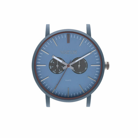 Orologio Unisex Watx & Colors WXCA2717  Azzurro (Ø 44 mm)
