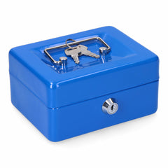 Caja de caudales Micel CFC09 M13391 Azul Acero 15,2 x 11,8 x 8 cm