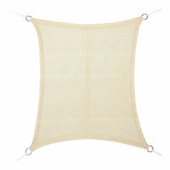 Tenda Parasole a Vela Rettangolare Faura Beige 3 x 4 m Rettangolare