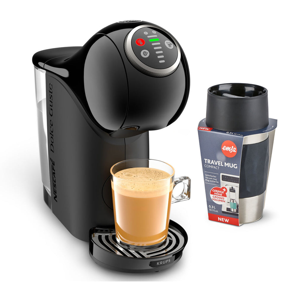 Cafetera de Cápsulas Krups KP3408TMS GENIO S PL Negro 1500 W 15 bar 0,8 L (2 Unidades)