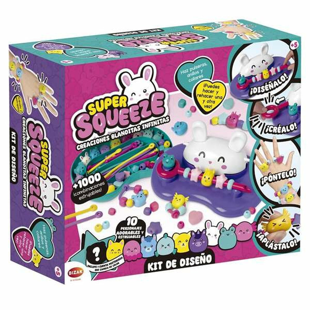 Kit per Creare Braccialetti e Collane Bizak Super Squeeze