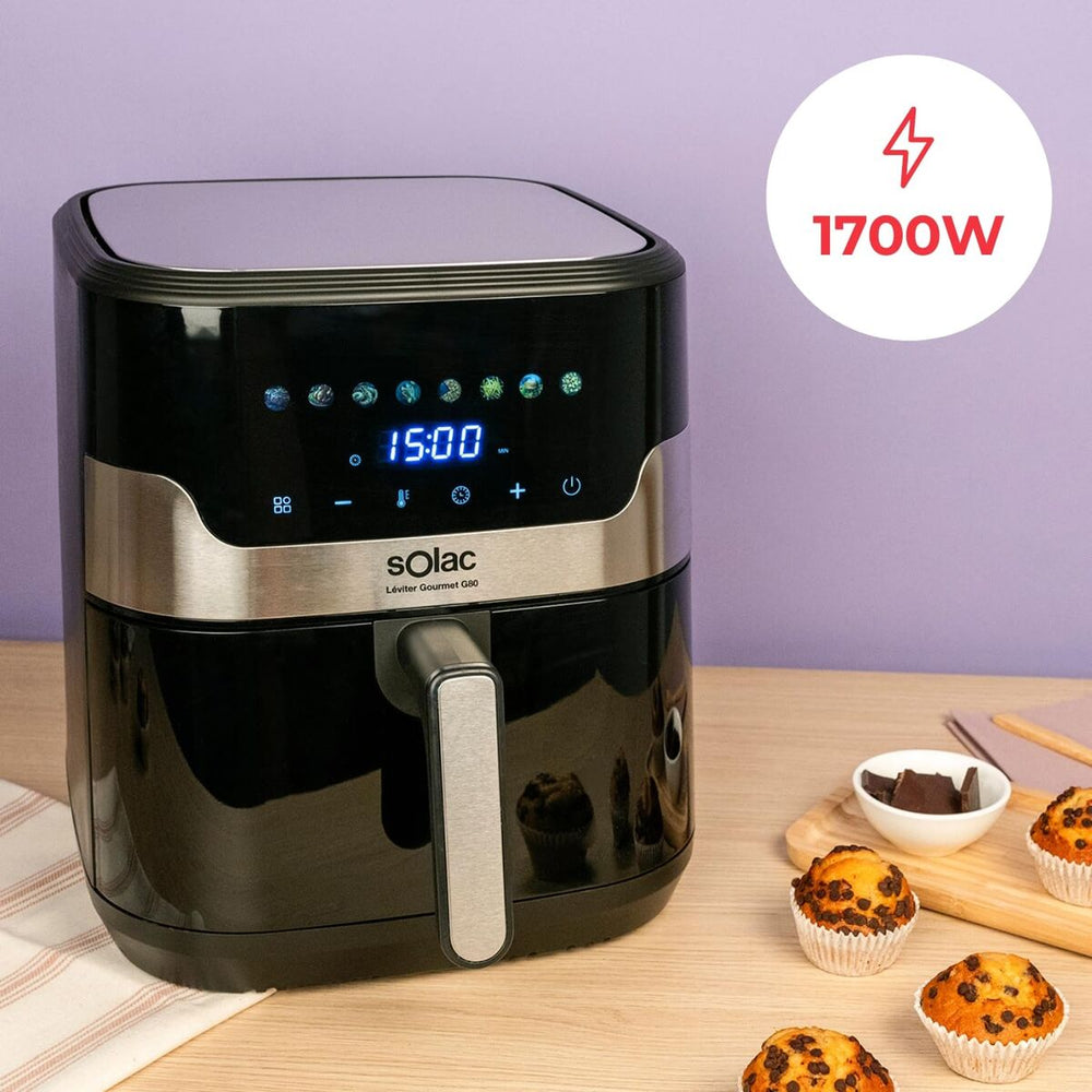 Air Fryer Solac Black 1700 W 8 L