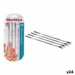 Forchette per Frutti di Mare Quttin Metallo 4 Pezzi (4 pcs)