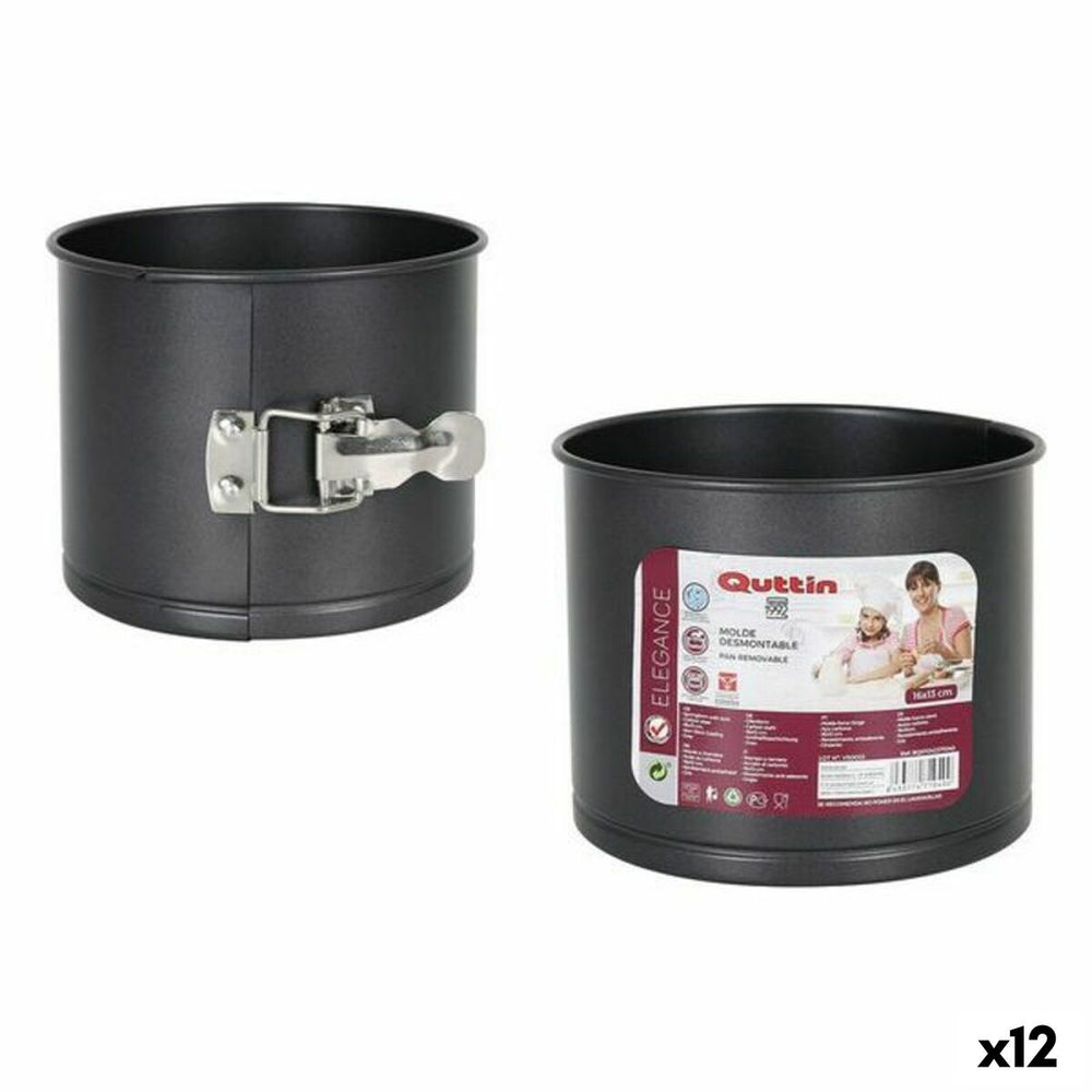 Stampo Removibile Quttin 104921 16 x 13 cm 0,5 mm (12 Unità) (Ø 16 cm)