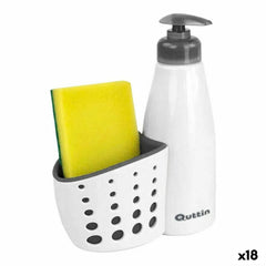 Portaestropajos para Fregadero Quttin Utensilios de limpieza Blanco (18 Unidades)