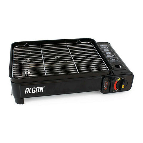 fornello a gas Algon 43 x 28 x 11,2 cm Portatile Nero