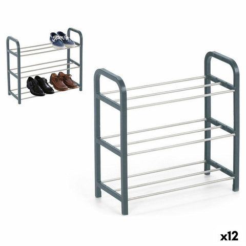 Scarpiera Confortime Metallo 3 livelli 40 x 19 x 44 cm (40 x 19 x 44 cm)