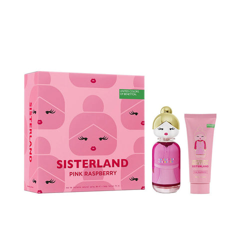 Cofanetto Profumo Donna Benetton SISTERLAND PINK RASPBERRY 2 Pezzi